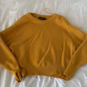 ZARA cropped sweater